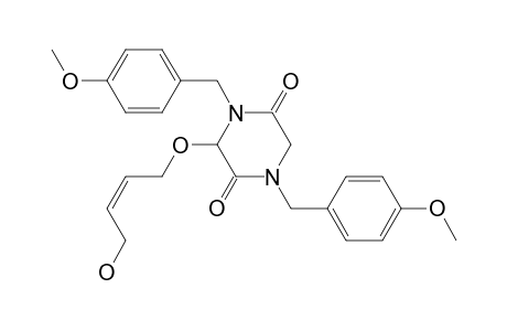 2,5-Piperazinedione, 3-[(4-hydroxy-2-butenyl)oxy]-1,4-bis[(4-methoxyphenyl)methyl]-, (Z)-(.+-.)-