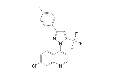 4-[3-(4-METHYLPHENYL)-5,5,5-TRIFLUOROMETHYL-1H-PYRROL-1-YL]-7-CHLOROQUINOLINE