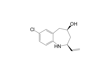 7-Chloro-cis-2-vinyl-2,3,4,5-tetrahydro-1H-benzo[b]azepin-4-ol