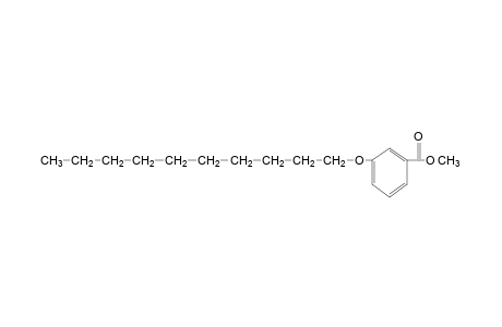 m-(decyloxy)benzoic acid, methyl ester