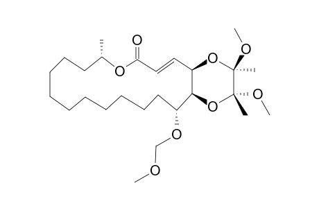 (16E)-(1S,2R,13S,18R,19AR,19BR)-19A,19B-DIMETHOXY-2-METHOXYMETHYLHYDROXY-13,19A,19B-TRIMETHYL-14,19,20-TRIOXA-BICYCLO-[16.4.0]-DOICOSA-16-ENE-15-ONE;MAJOR-ISOM