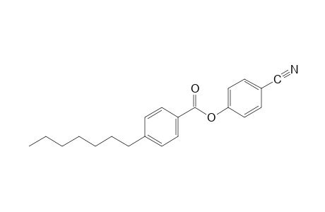 4-Cyanophenyl 4-heptylbenzoate