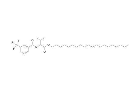 L-Valine, N-(3-trifluoromethylbenzoyl)-, eicosyl ester