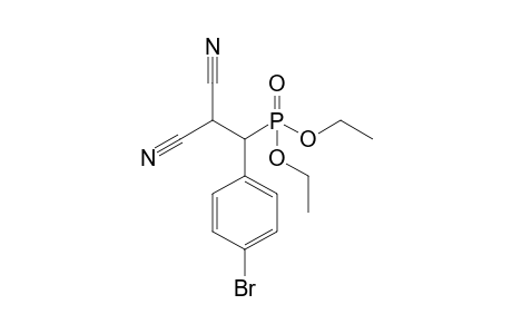 Diethyl 1-(4-bromophenyl)-2,2-dicyanoethylphosphonate