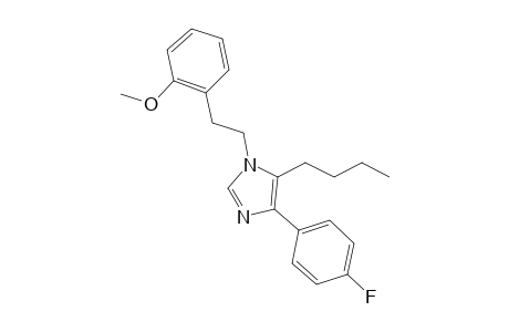 5-Butyl-4-(4-fluorophenyl)-1-(2-methoxyphenethyl)-1H-imidazole