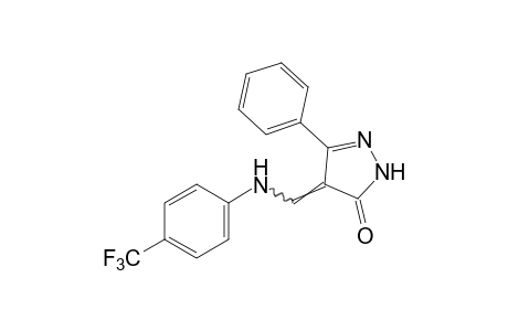 3-PHENYL-4-[(alpha,alpha,alpha-TRIFLUORO-p-TOLUIDINO)METHYLENE]-2-PYRAZOLIN-5-ONE