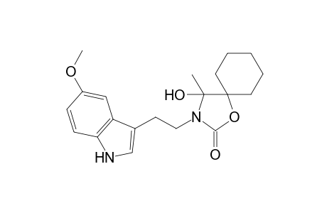 4-Hydroxy-3-[2-(5-methoxy-1H-indol-3-yl)ethyl]-4-methyl-1-oxa-3-azaspiro[4.5]decan-2-one
