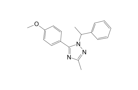 5-(4-METHOXYPHENYL)-3-METHYL-1-(1-PHENYLETHYL)-1H-1,2,4-TRIAZOLE