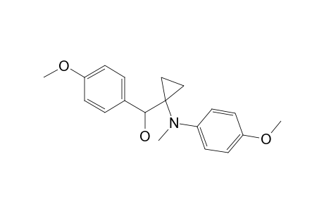 N-(4-Methoxyphenyl)-N-[1-{(4-methoxyphenyl)hydroxymethyl}cyclopropyl]methylamine