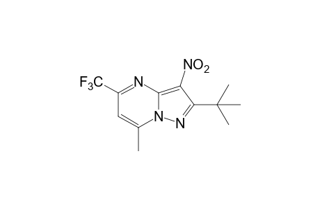 2-tert-butyl-7-methyl-3-nitro-5-(trifluoromethyl)pyrazolo[1,5-a]pyrimidine