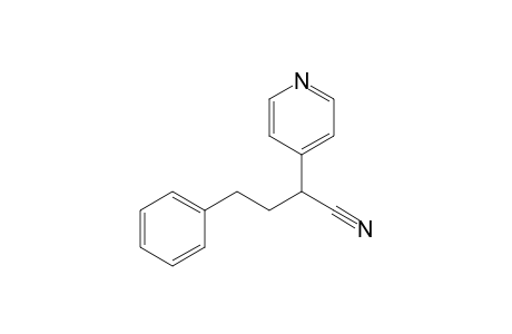 4-Phenyl-2-(4-pyridyl)butanenitrile