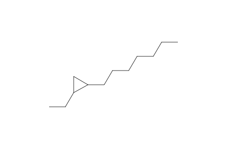 Cyclopropane, 1-ethyl-2-heptyl-