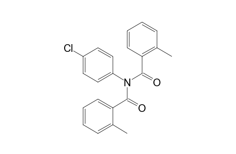 N-(4-chlorophenyl)-2-methyl-N-(2-methylbenzoyl)benzamide