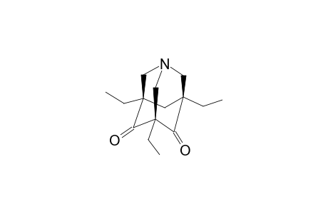 3,5,7-Triethyl-1-azaadamantan-4,6-dione