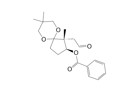 (1RS,2RS)-1,8,8-trimethyl-1-(2'-oxoethyl)-6,10-dioxaspiro[4.5]dec-2-yl benzoate