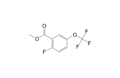 2-Fluoro-5-(trifluoromethoxy)benzoic acid, methyl ester