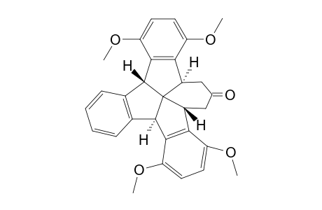 1,4,9,12-Tetramethoxy-cis,cis,cis,cis-4b,8b,12b,13,15,15a-hexahydro-14H-dibenzo[2,3:4,5]pentaleno[1,6-jk]fluoren-14-one