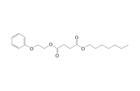 Succinic acid, heptyl 2-phenoxyethyl ester