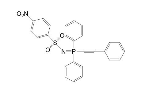 N-[diphenyl(phenylethynyl)phosphoranylidene]-p-nitrobenzenesulfonamide