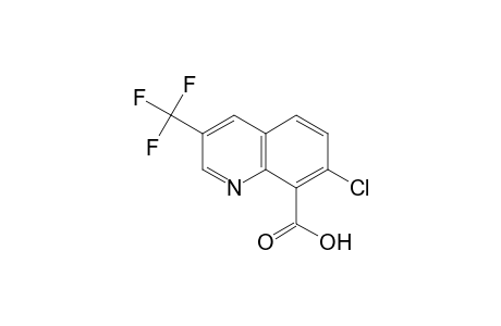 8-Quinolinecarboxylic acid, 7-chloro-3-(trifluoromethyl)-