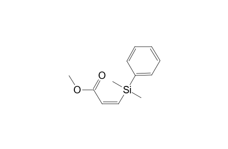 Methyl .beta.-(Z)-2-Dimethylphenylsilylacrylate