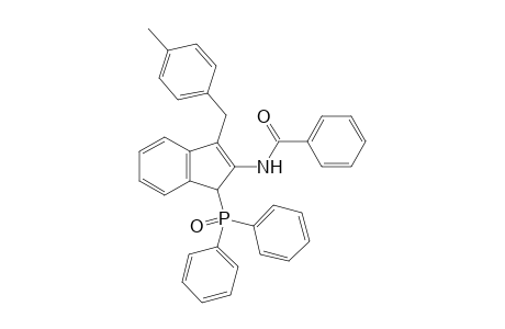 N-(1-(Diphenylphosphoryl)-3-(4-methylbenzyl)-1H-inden-2-yl)benzamide