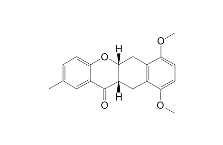 (cis)-2,5-Dimethoxy-10-methylbenzo[b]-(1,6,6a,12a-tetrahydro)xanthone