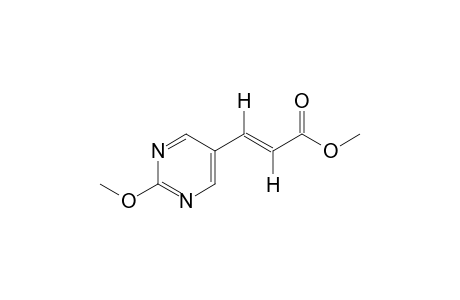(E)-2-methoxy-5-pyrimidineacrylic acid, methyl ester