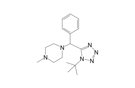 1-((1-(Tert-butyl)-1H-tetrazol-5-yl)(phenyl)methyl)-4-methylpiperazine