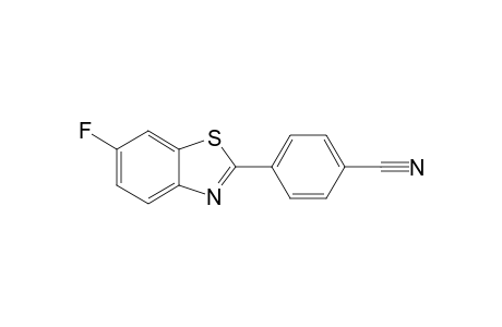 4-(6-Fluorobenzothiazol-2-yl)benzonitrile