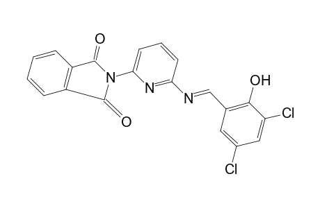 N-{6-[(3,5-dichlorosalicylidene)amino]-2-pyridyl}phthalimide