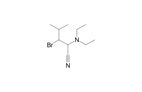 3-Bromo-2-(diethylamino)-4-methylpentanenitrile