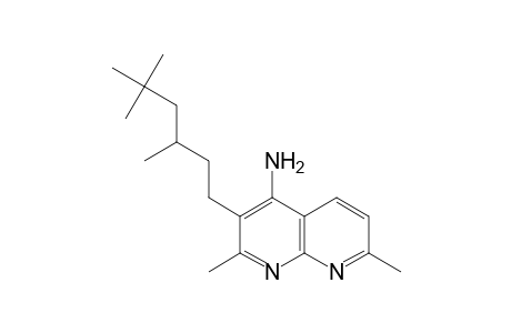 1,8-Naphthyridin-4-amine, 2,7-dimethyl-3-(3,5,5-trimethylhexyl)-