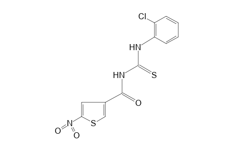 1-(o-chlorophenyl)-3-(5-nitro-3-thenoyl)-2-thiourea