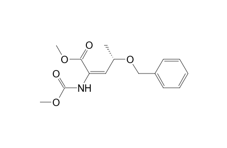 (4S)-Methyl 4-(Benzyloxy)-2-[N-(methoxycarbonyl)amino]-2(E)-pentenoate