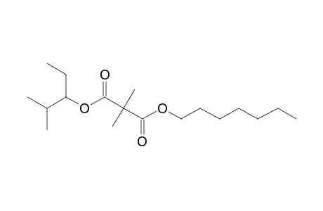 Dimethylmalonic acid, heptyl 2-methylpent-3-yl ester