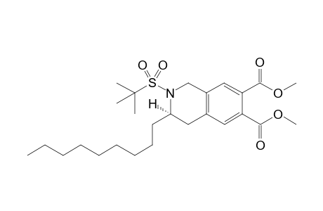 Dimethyl (3R)-2-(tert-Butanesulfonyl)-3-nonanyl-1,2,3,4-tetrahydroisoquinoline-6,7-dicarboxylate