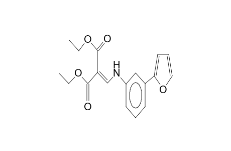 N-(2,2-diethoxycarbonylethenyl)-3-(2-furyl)aniline