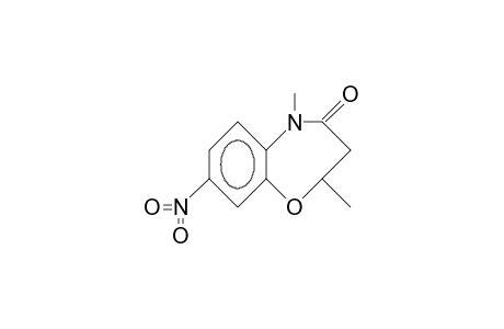 2,5-Dimethyl-8-nitro-2,3-dihydro-(1,5)benzoxazepin-4(5H)-one