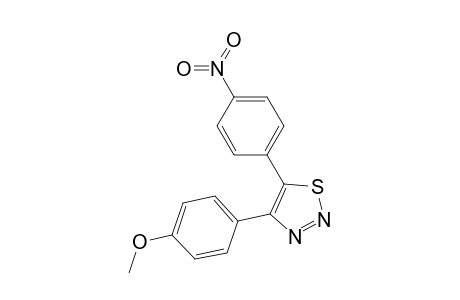 1,2,3-Thiadiazole, 4-(4-methoxyphenyl)-5-(4-nitrophenyl)-