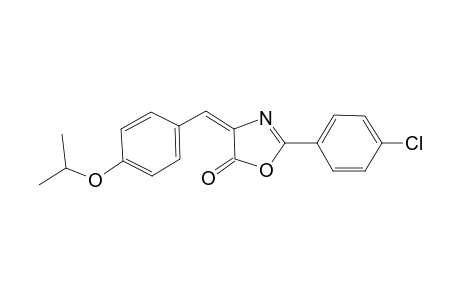 (4E)-2-(4-chlorophenyl)-4-(4-isopropoxybenzylidene)-1,3-oxazol-5(4H)-one