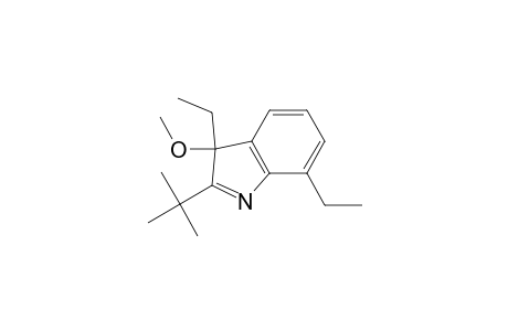 2-tert-Butyl-3,7-diethyl-3-methoxy-indole