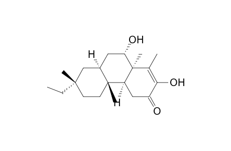 3(4H)-Phenanthrenone, 7-ethyl-4a,4b,5,6,7,8,8a,9,10,10a-decahydro-2,10-dihydroxy-1,4b,7,10a -tetramethyl-, (4a.alpha.,4b.beta.,7.beta.,8a.alpha.,10.alpha.,10a.alpha.)-(+)-