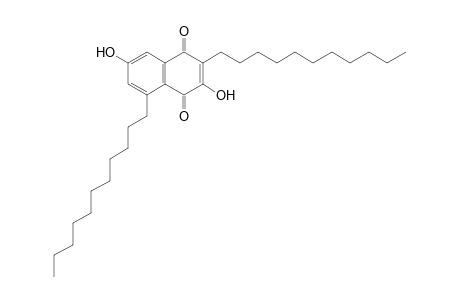 3,7-Dihydroxy-2,5-diundecylnaphthoquinone