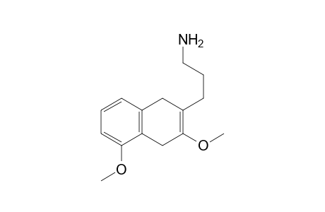 3-(3,5-dimethoxy-1,4-dihydronaphthalen-2-yl)-1-propanamine