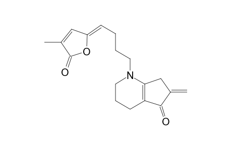 PANDAMARILACTONE-32;6-METHYLENE-1-[4'-(4''-METHYL-5''-OXO-TETRAHYDROFURANO-3''-ENE-2''-YLIDENE)-BUTYL]-1,2,3,4,6,7-HEXAHYDRO-5H-PYRIDIN-5-ONE