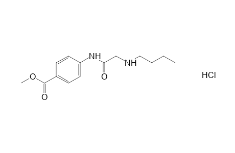 p-(z-(butylamino)acetamido]benzoic acid, methyl ester, hydrochloride