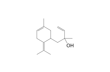 1-(6-isopropylidene-3-methyl-3-cyclohexen-1-yl)-2-methyl-3-buten-2-ol