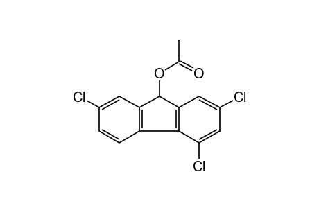 2,4,7-trichloro-9-fluorenol, acetate