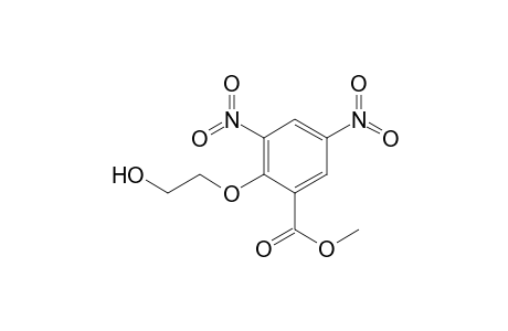 Benzoic acid, 2-(2-hydroxyethoxy)-3,5-dinitro-, methyl ester